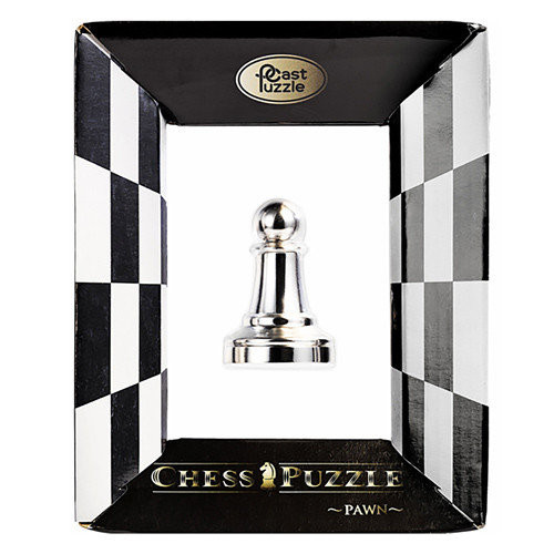 Головоломка Cast Chess Pawn silver Шахматная Пешка Cast Puzzle 473681                               