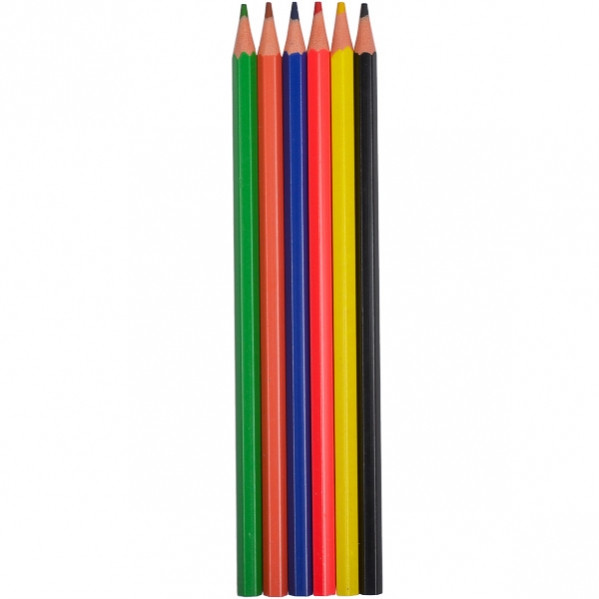Олівці 6 кольорів CR755-6 Luminoso elastico 