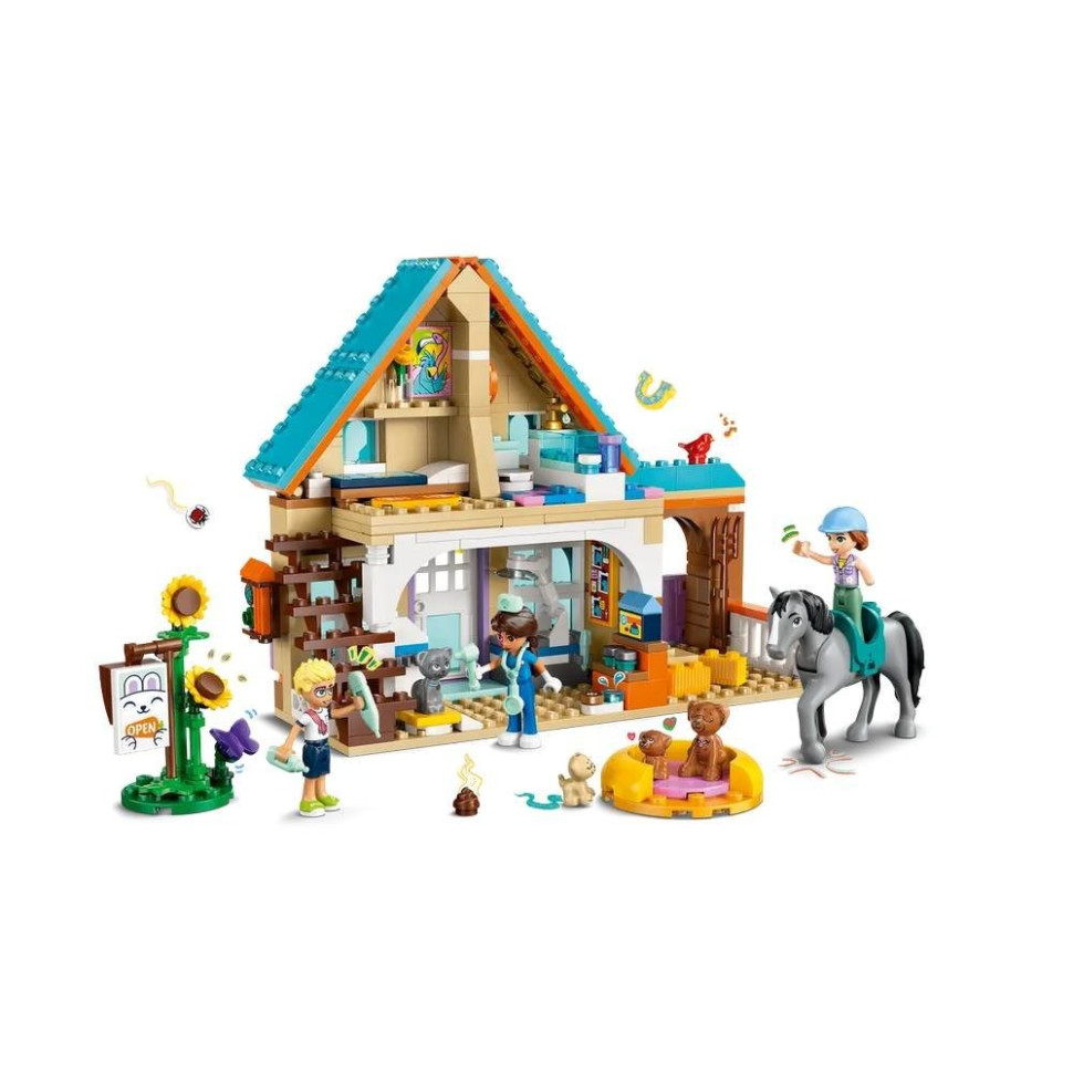 Конструктор Ветеринарна клініка для коней і домашніх улюбленців LEGO 42651, 428 деталей