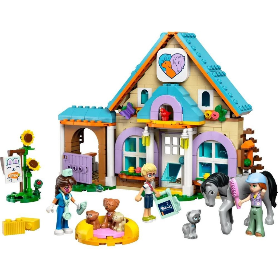 Конструктор Ветеринарна клініка для коней і домашніх улюбленців LEGO 42651, 428 деталей