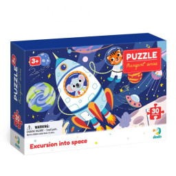 Дитячий пазл "Екскурсія до Космосу" DoDo Toys 300374, 30 елементів
