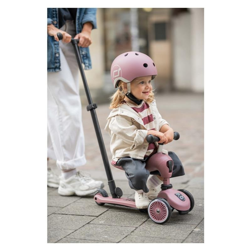 Дитячий триколісний самокат Highwaykick-1 Push and Go Scoot and Ride SR-240527-WILDBERRY
