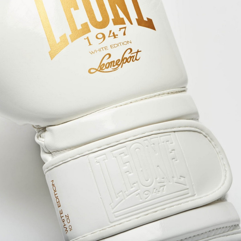 Боксерські рукавиці GN059W Leone GN059W_White_12oz 12 унцій (капа в комплекті)