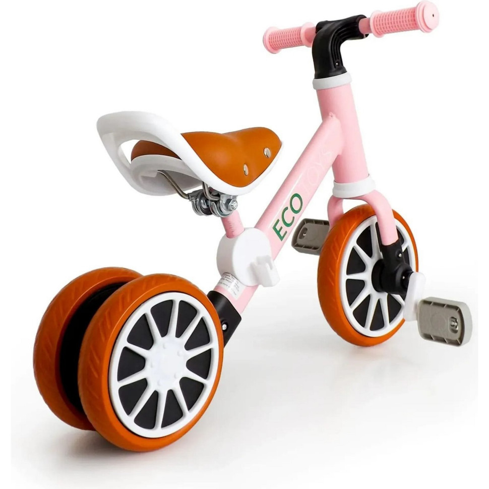 Детский беговел-велосипед 2 в 1 ENERGY Ecotoys LC-V1307 PINK