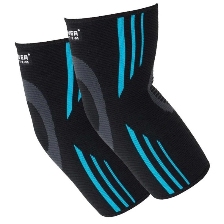 Налокотники Elbow Support Evo Power System PS-6020_L_Black-Blue, (пара) Black/Blue L