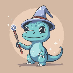 Картина по номерам "Хвостатый колдун" Art Craft 15607-AC 30х30 см