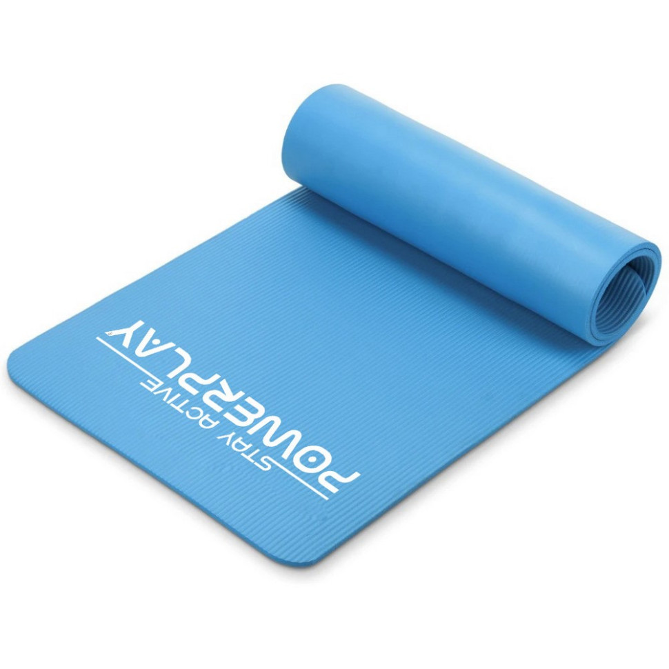 Коврик для йоги и фитнеса 4152 Performance PowerPlay PP_4152_Blue 183x61x1 см