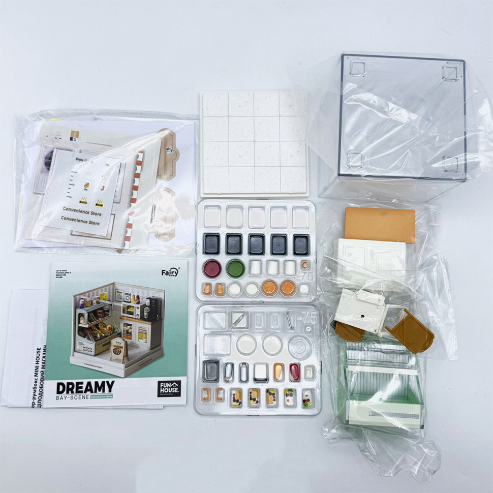 Конструктор-румбокс Цілодобовий магазин Mini House 8033-MH серії 