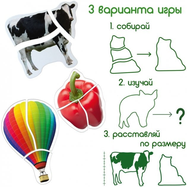 Набір магнітних пазлів