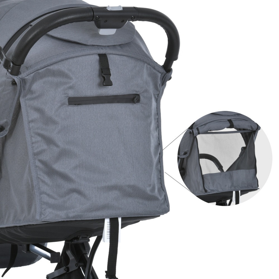Коляска детская прогулочная FLASH Bambi M 5727 Gray