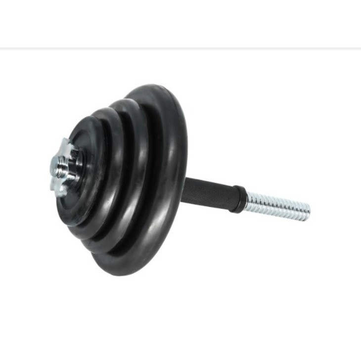 Гантелі складальні DB-01 Fitnessport 10224FS (ручка - каучук) 2 шт по 14,5 кг 