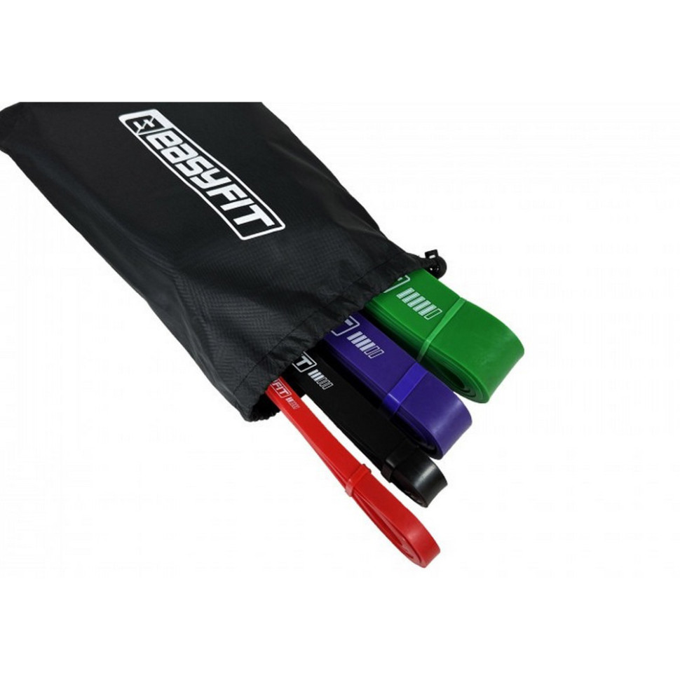 Набор резиновых петлей EasyFit EF-2654, 2-65 кг 4 шт