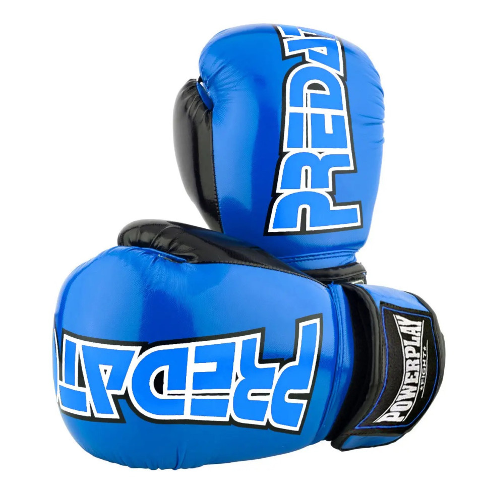 Боксерські рукавиці Predator PowerPlay PP_3017_12oz_Blue, Сині карбон 12 унцій