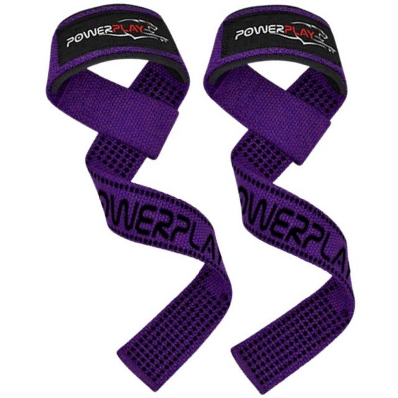 Лямки для тяги 7064 Lifting Gym Straps PowerPlay PP_7064_Purple, Фиолетовые