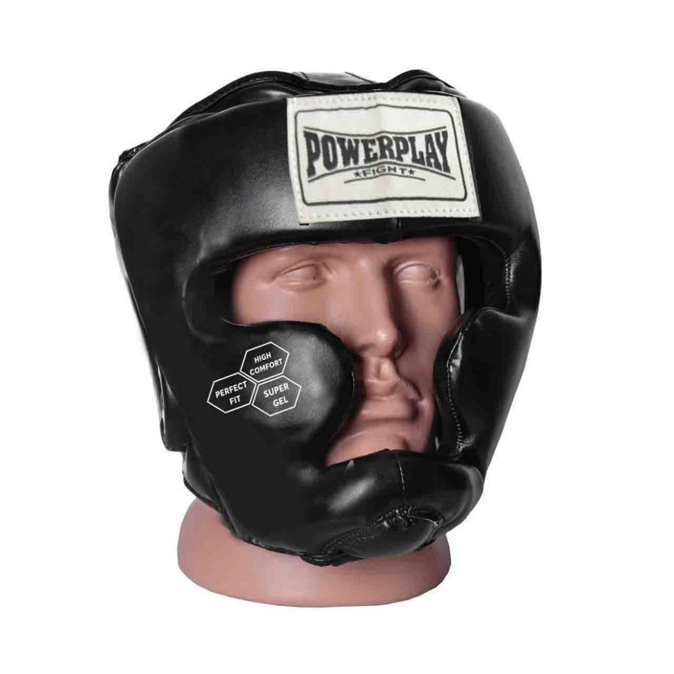 Боксерський шолом тренувальний PowerPlay PP_3043_XS_Black, XS