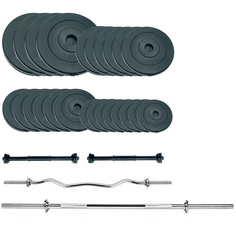 Набор штанг + гантели Gym Set 2 Rock Pro Newt NE-PL-SET2-110, 110 кг