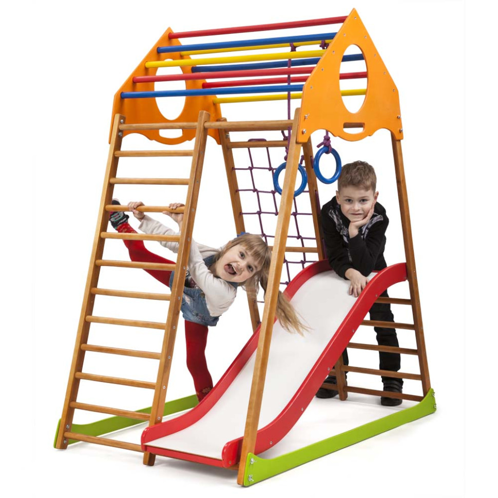 Дитячий спортивний комплекс SportBaby KindWood Plus 1 для дому