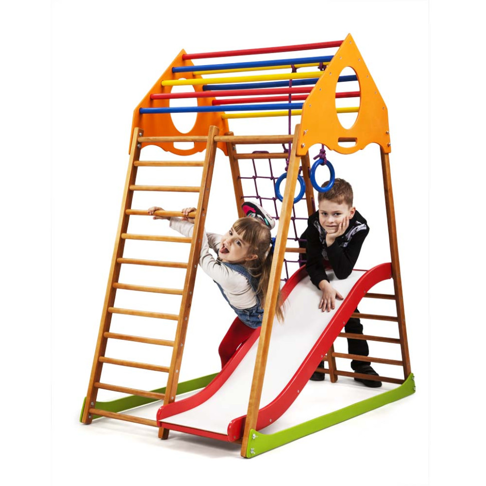 Дитячий спортивний комплекс SportBaby KindWood Plus 1 для дому