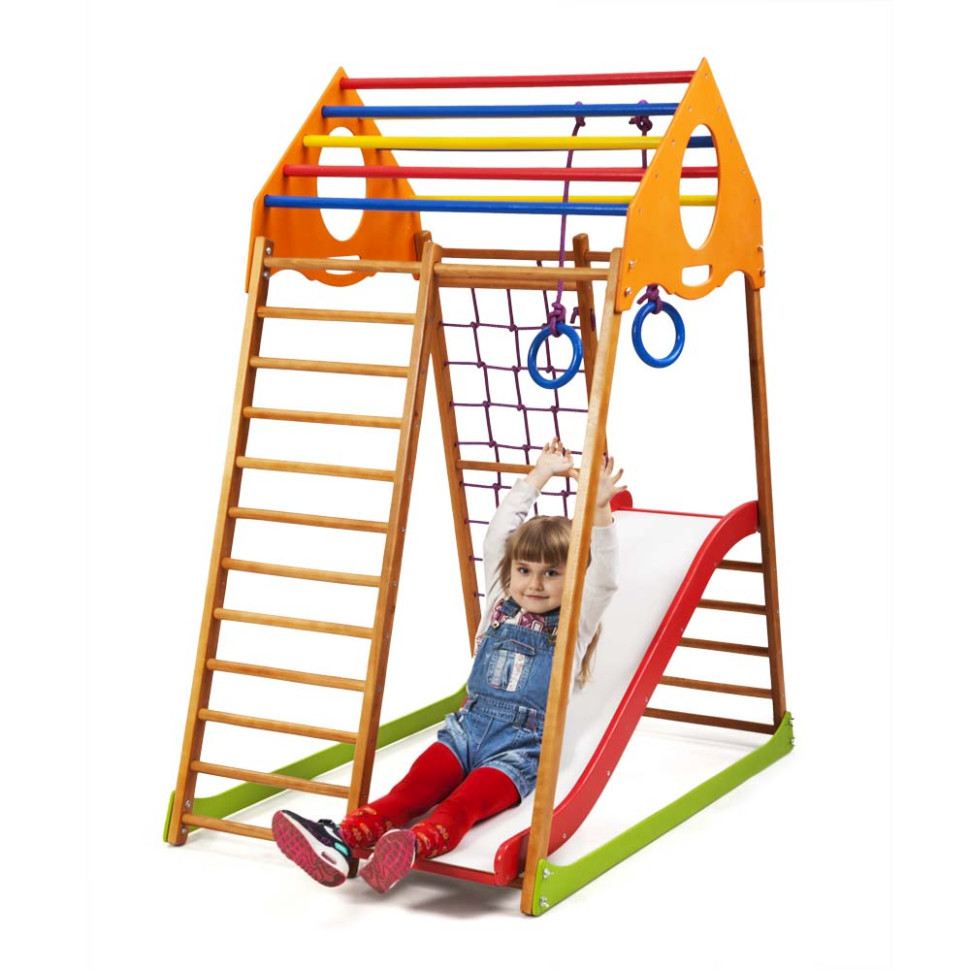 Дитячий спортивний комплекс SportBaby KindWood Plus 1 для дому