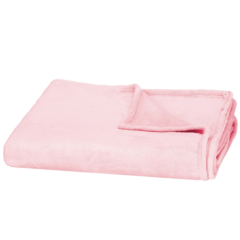 Плед-покрывало Luxurious Blanket Springos HA7210 розовый 200x220 см