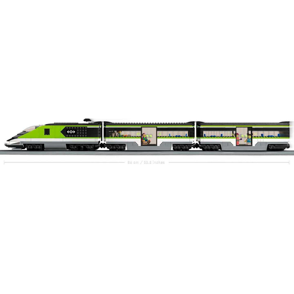 Конструктор LEGO City Trains Пассажирский поезд-экспресс 60337