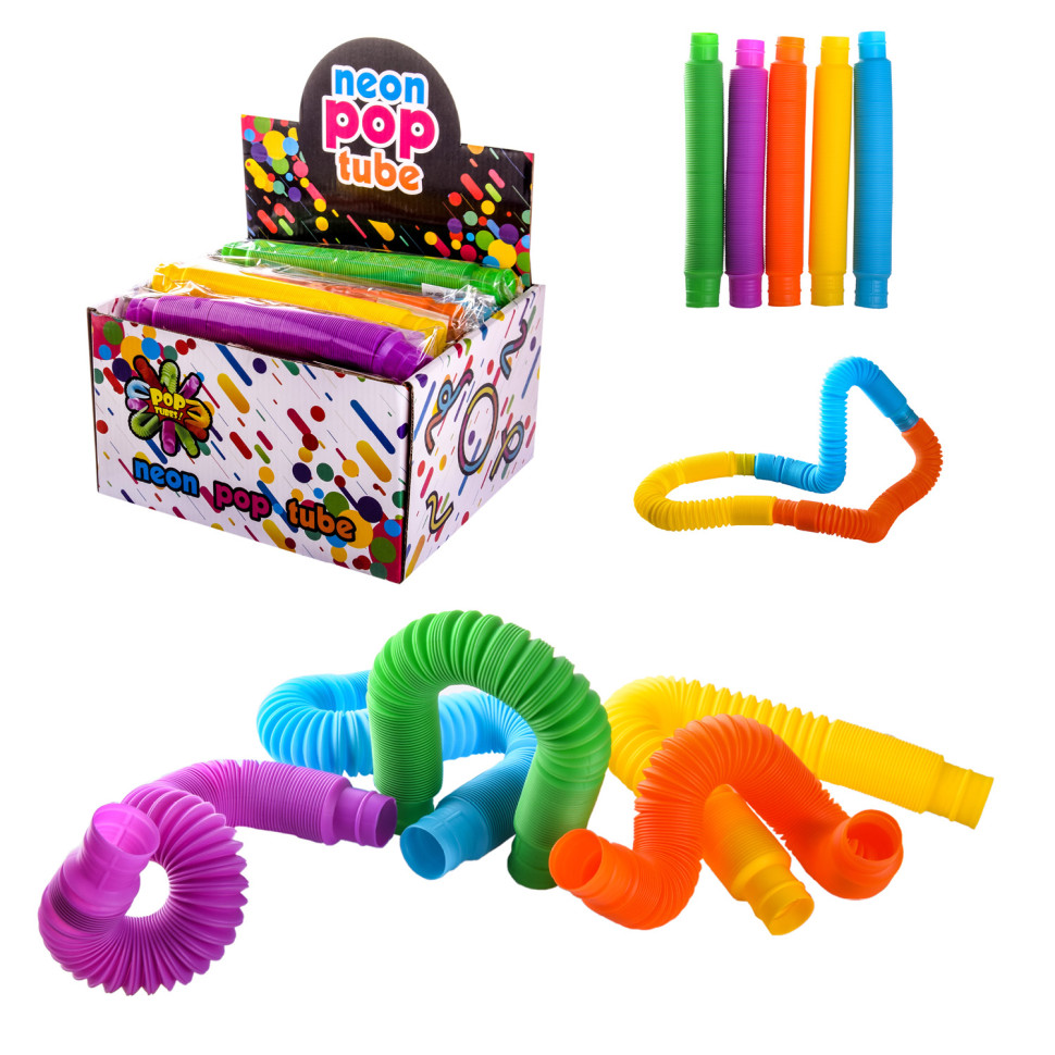 Игрушка трубка антистресс Neon Pop Tube Bambi AN1486