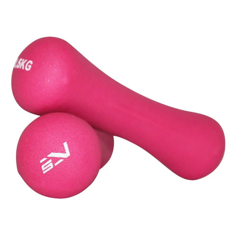 Гантели виниловые SportVida SV-HK0028, 2 x 0.5 кг 