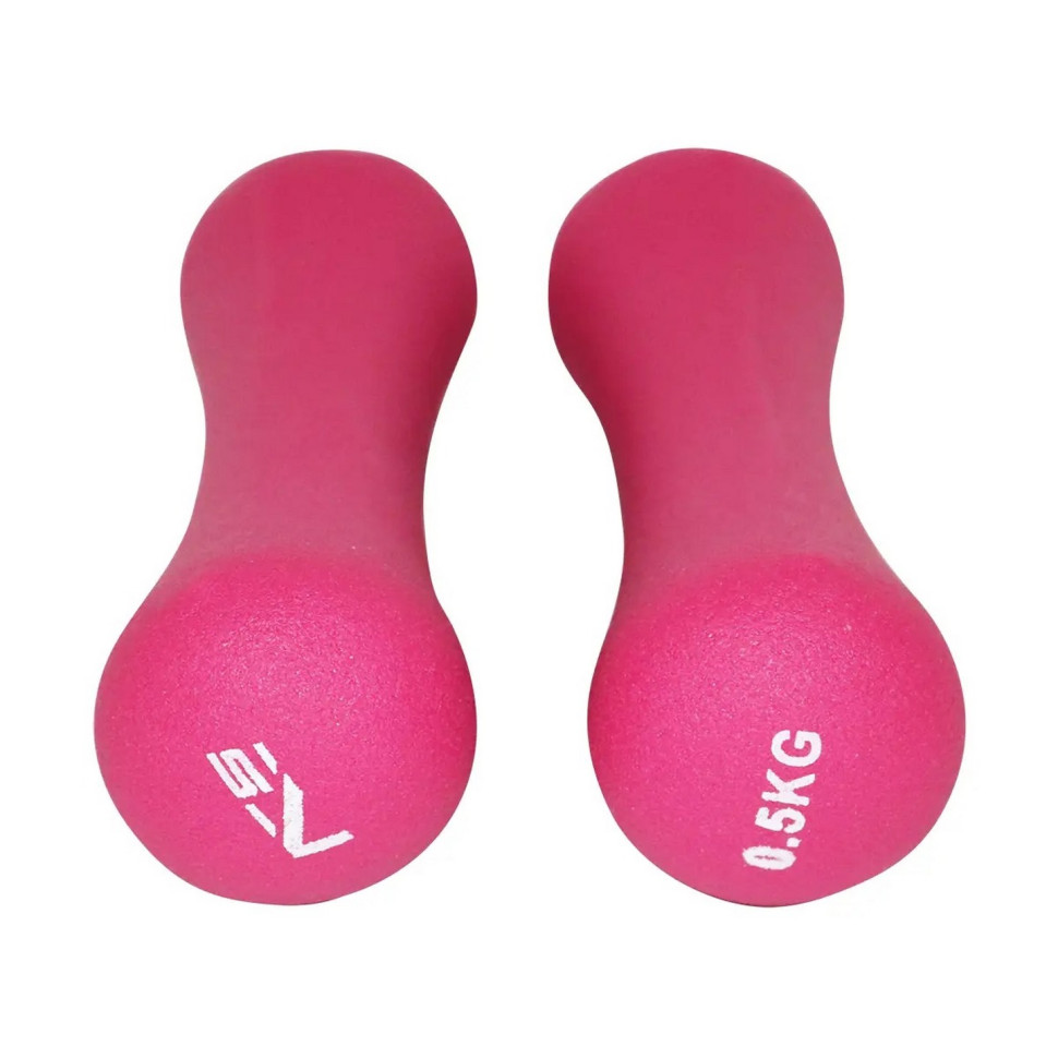 Гантели виниловые SportVida SV-HK0028, 2 x 0.5 кг 