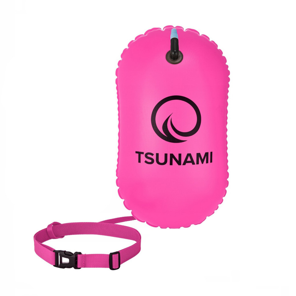 Буй для плавання Basic TSUNAMI P-5907739314079 надувний, Pink