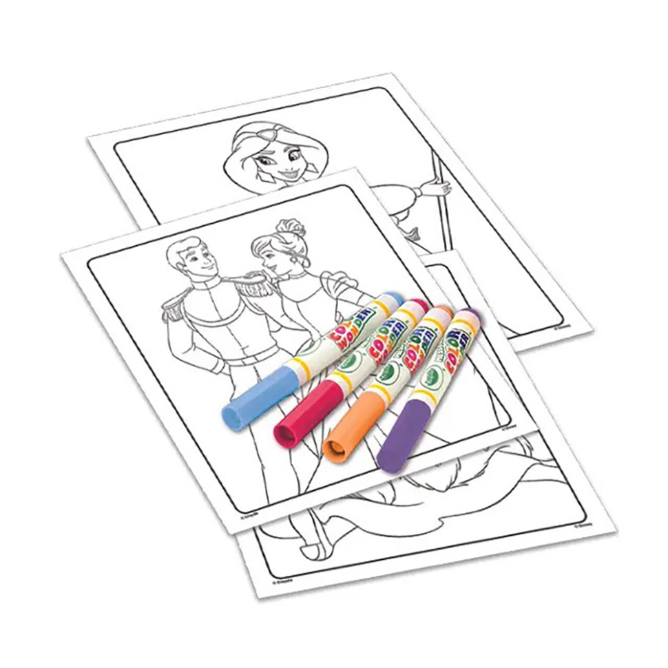 Детская раскраска Color Wonder Disney Princess Crayola 75-2813, 18 страниц