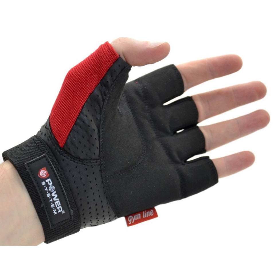 Рукавички для фітнесу Power Plus Power System PS-2500_XL_Black-red, XL