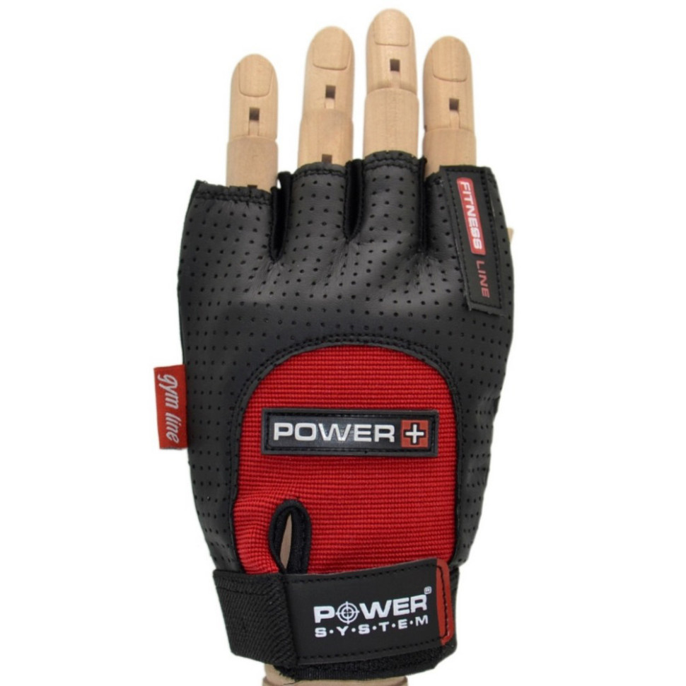 Рукавички для фітнесу Power Plus Power System PS-2500_XL_Black-red, XL
