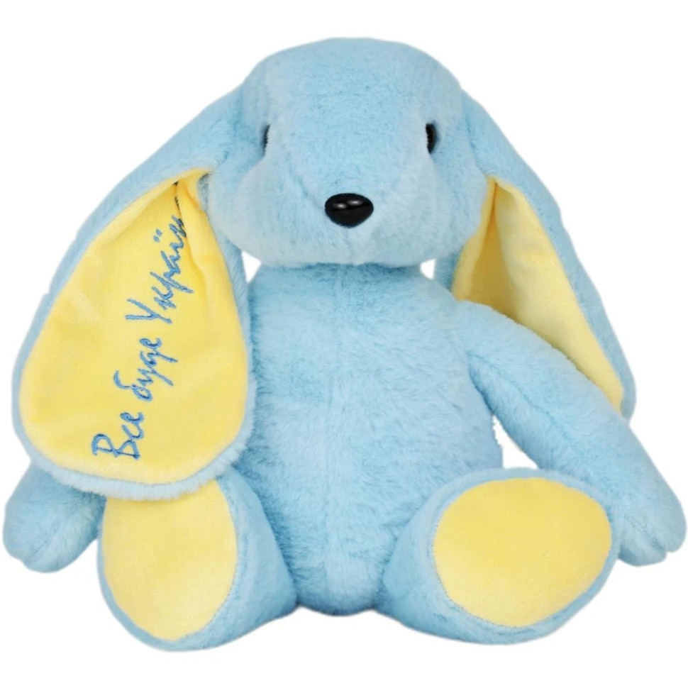 Плюшева іграшка Зайченя Патріот України WP Merchandise FWPBUNNY22DBLUE01, 34 см