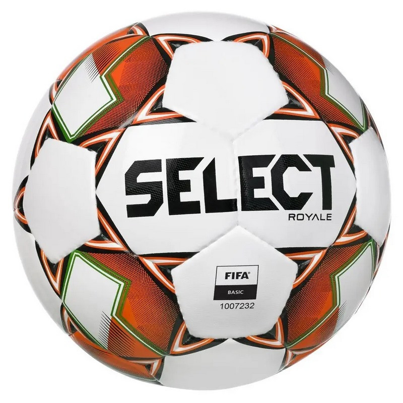 М'яч футбольний Royale FIFA Basic v22 Select 022534-304 біло-помаранчовий № 5