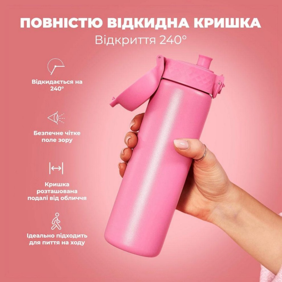 Пляшка для води вакуумна Vacuum Insulated ION8 I8TS500ROSEB 500 мл, Rose Bloom