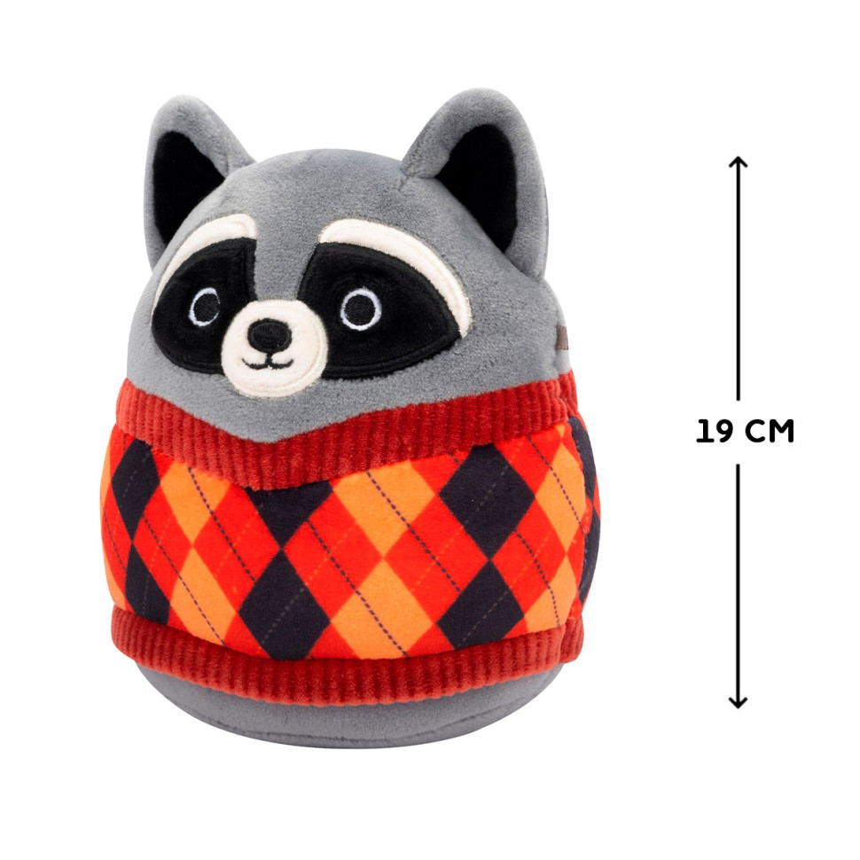 М'яка іграшка Єнот Роккі Squishmallows SQHV00030, 19 см