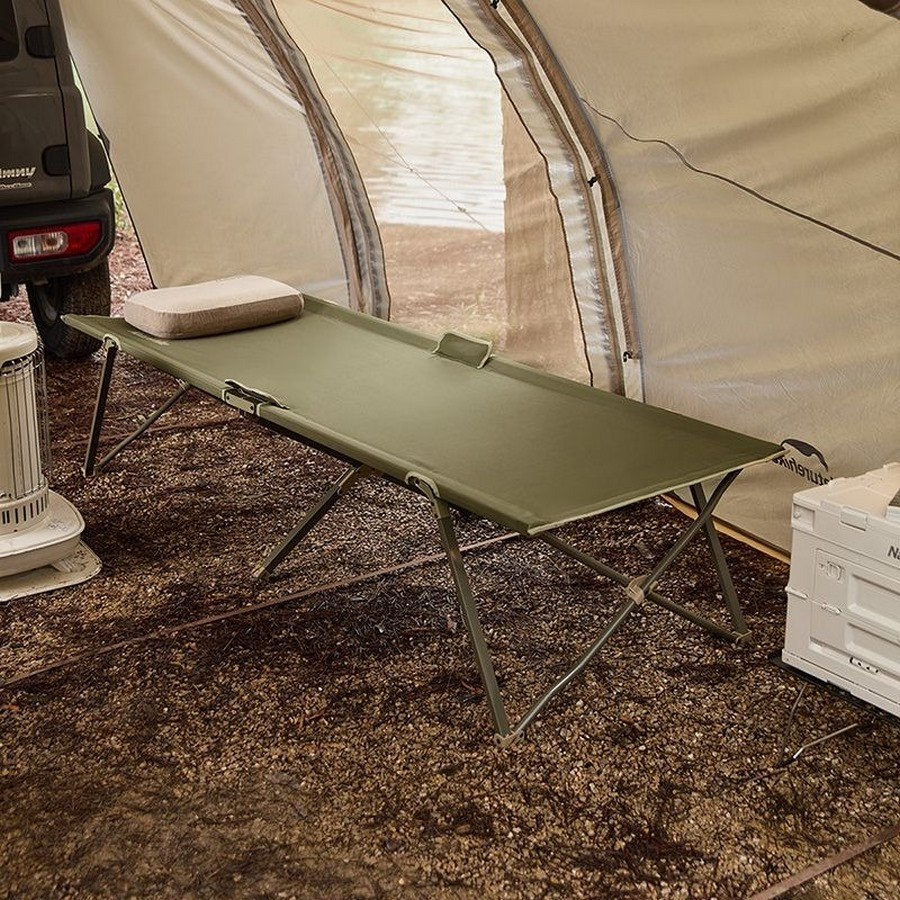 Ліжко складне CNH22JU033 Naturehike 6975641888543 сталь, зелений