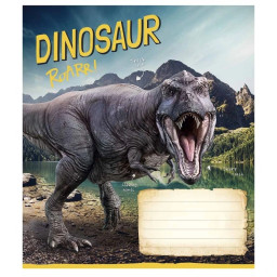 Тетрадь ученическая "Jurassic world" Школярик 018-3310K-5 в клетку, 18 листов