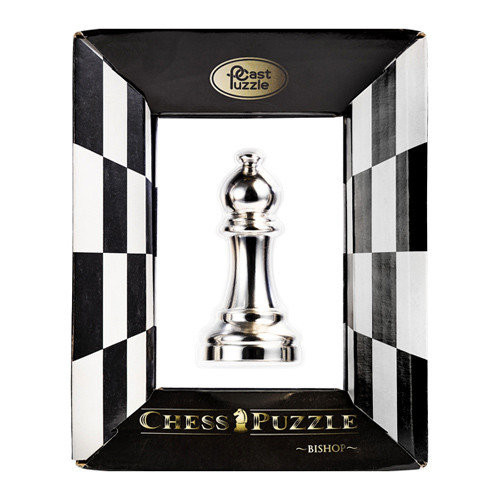 Головоломка Cast Chess Bishop silver Шаховий Слон (Офіцер) Cast Puzzle 473684