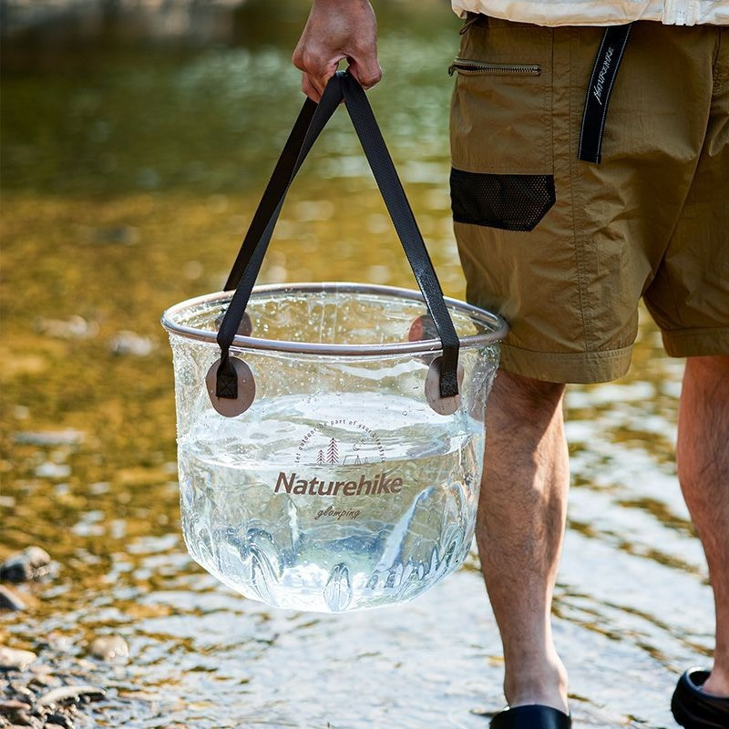 Складаний контейнер для води NH20SJ040 Naturehike 6975641886761 прозорий 10 л
