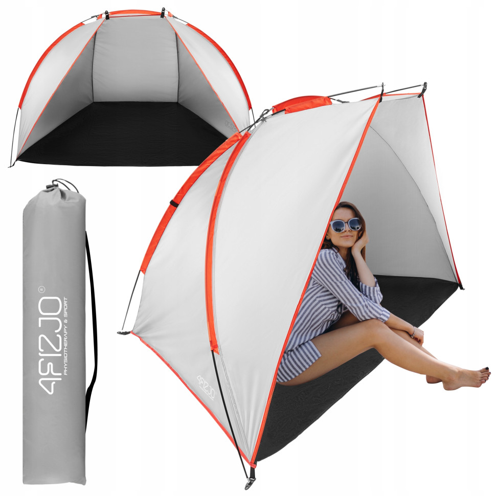Палатка пляжная 4FIZJO P-5905973401449 Grey 200 x 115 см 
