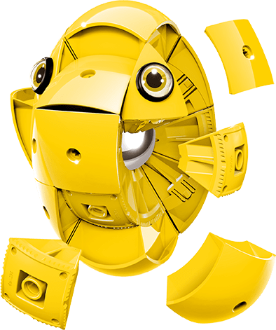 Конструктор магнітний Geomag KOR Pantone Yellow | Магнітний конструктор Геомаг Кор жовтий PF.800.675.00