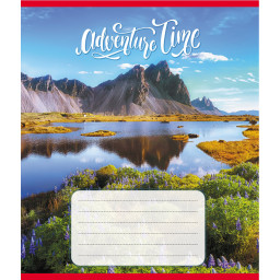 Тетрадь общая "Время для путешествия" Leader 060-590430L-3 в линию, 60 листов