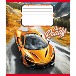 Тетрадь ученическая "В дорогу" Leader 012-520163L-3 в линию, 12 листов Тетрадь ученическая "В дорогу" Leader 012-520163L-3 в линию, 12 листов