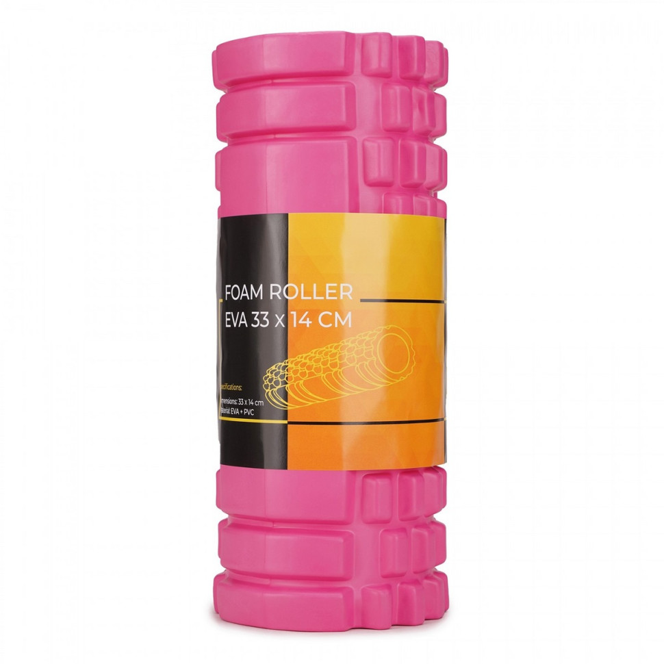 Массажный ролик Cornix XR-0031 EVA 33 x 14 см, Pink