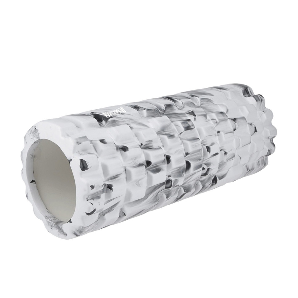 Масажний ролик (роллер) 4025 Massage Roller PowerPlay PP_4025_Grey/Black 33x15 см