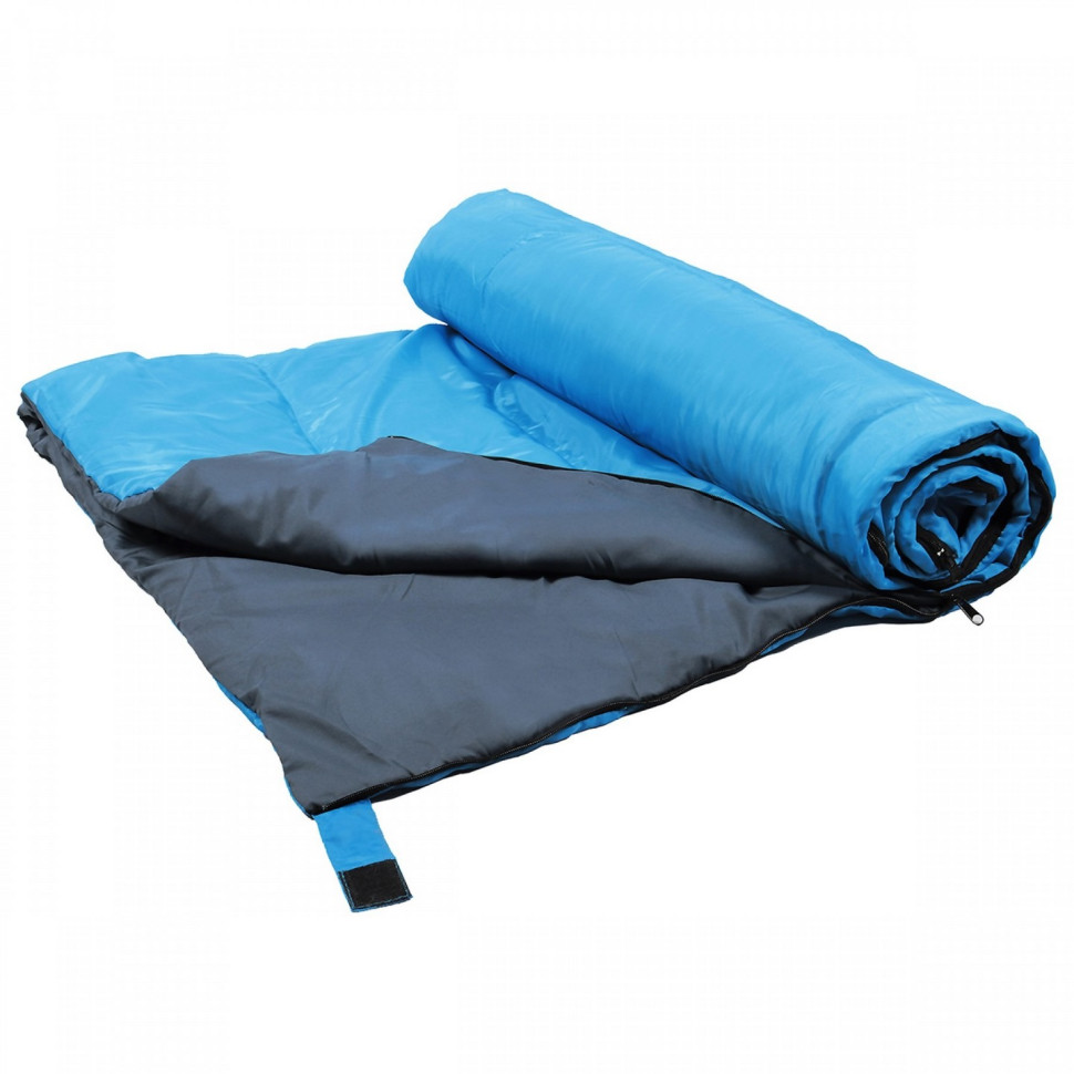 Спальный мешок (спальник) одеяло SportVida SV-CC0060 Sky Blue/Grey