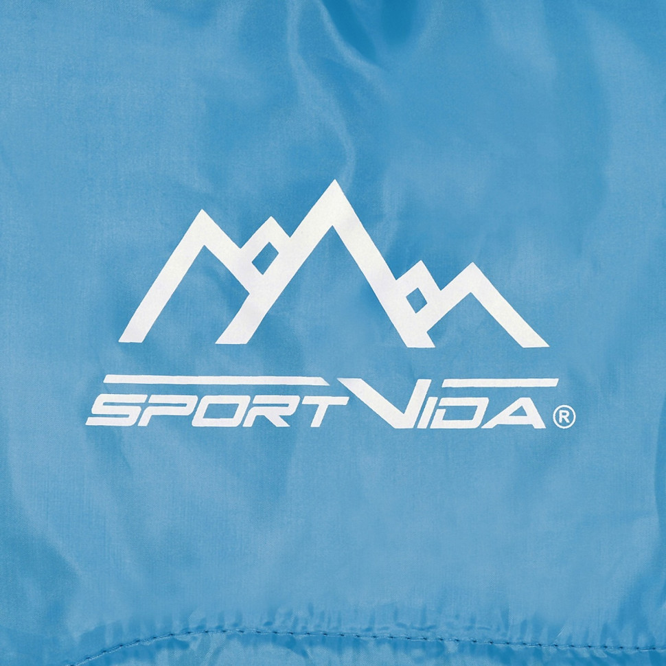Спальный мешок (спальник) одеяло SportVida SV-CC0060 Sky Blue/Grey