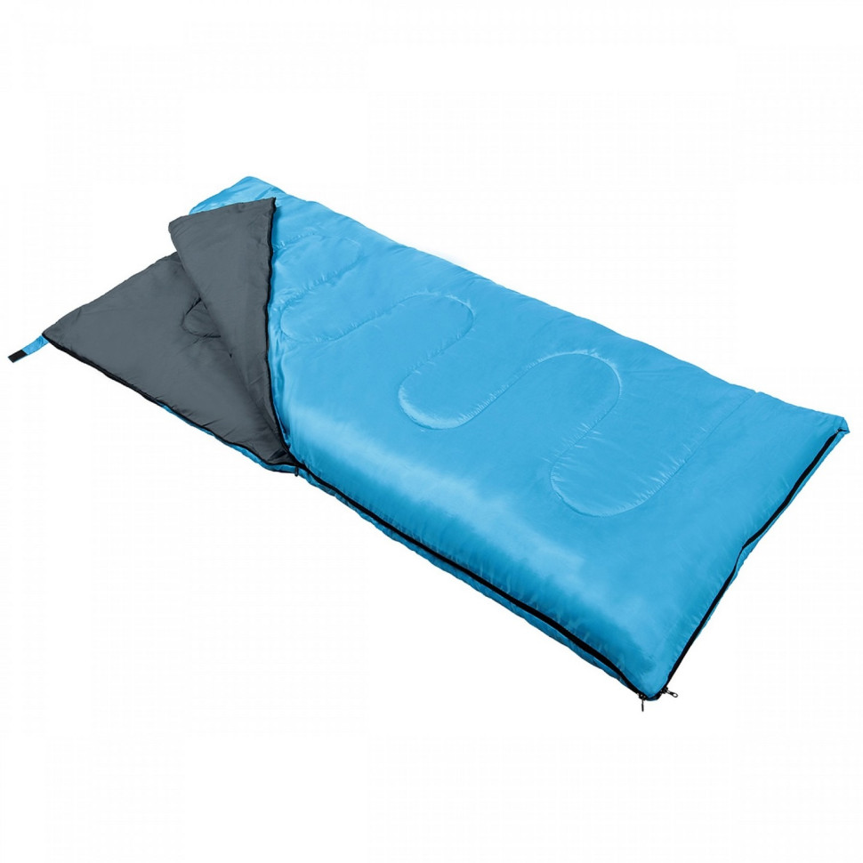 Спальный мешок (спальник) одеяло SportVida SV-CC0060 Sky Blue/Grey