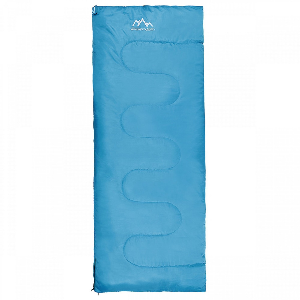 Спальный мешок (спальник) одеяло SportVida SV-CC0060 Sky Blue/Grey
